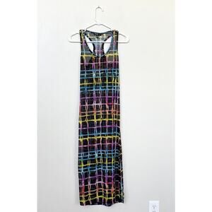 NEW Love Brand Women’s Black Mesh Tank Swim Coverup Dress